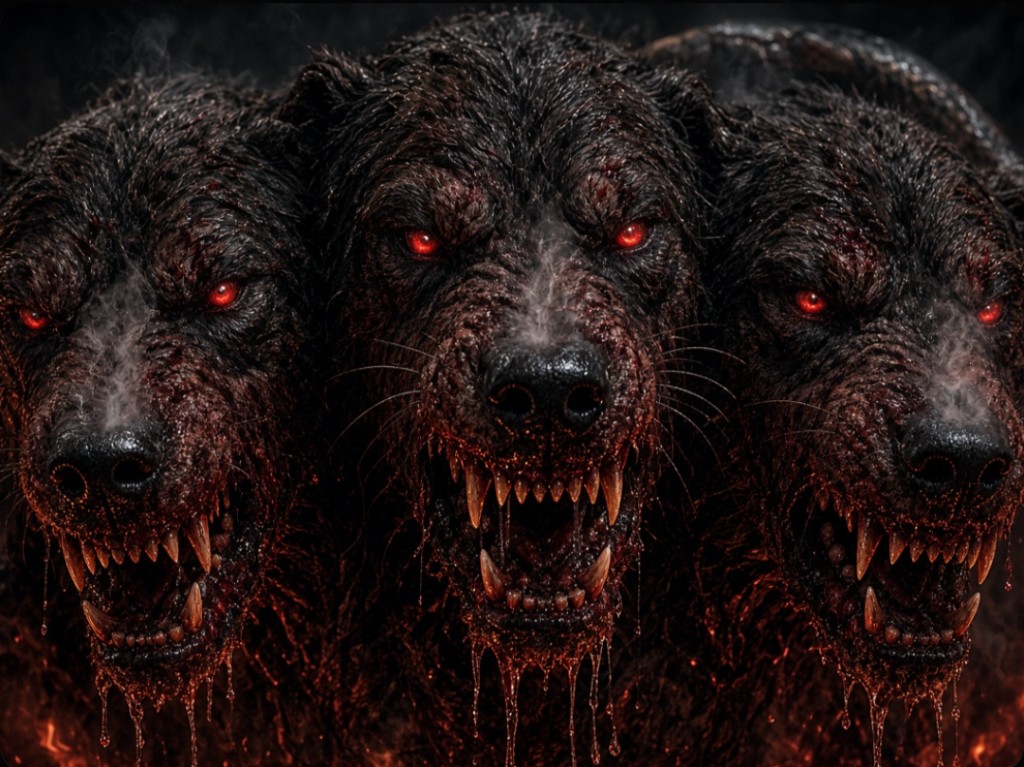Wolves win — three-headed hound, gate of the ledger